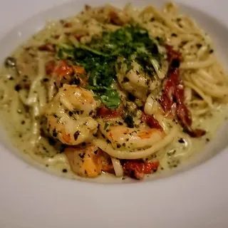 Shrimp al Pesto