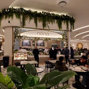 the interior of a restaurant