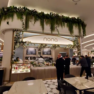 the interior of a restaurant