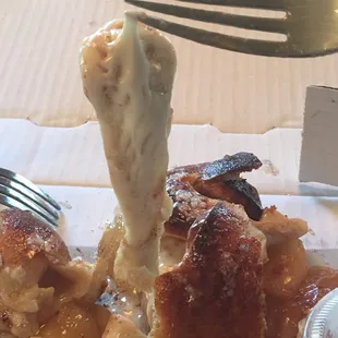 Glob of raw dough.  Can you say YUM?