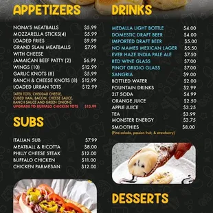 burritos and wraps, menu