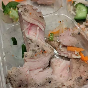 Lemongrass chicken rice (would not recommend)