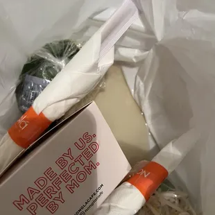 Leaked soup in the bag!