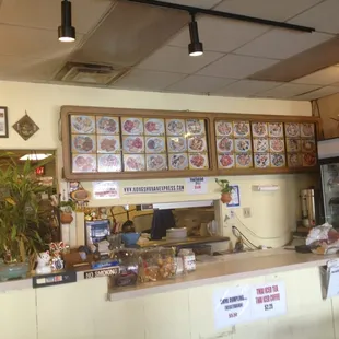 Photos with the menu!