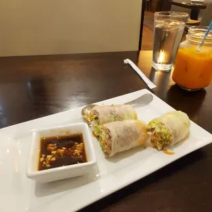 a plate of food on a table