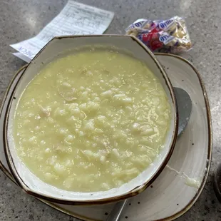 Chicken Lemon Rice Soup