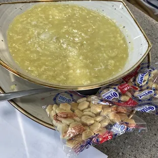 Chicken Lemon Rice Soup