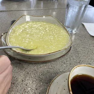 Chicken Lemon Rice soup