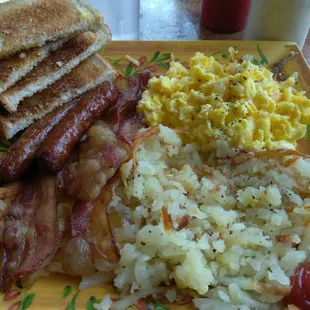 Big man&apos;s breakfast