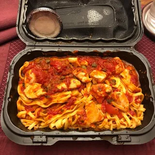 Organic Chicken Puttanesca