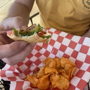 Hard to get a photo!  Ate it so quick!