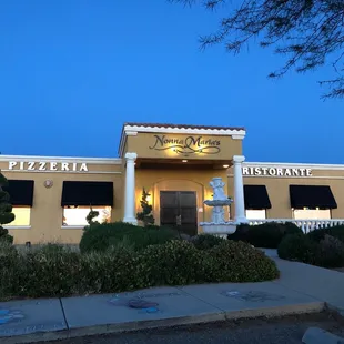 view from the parking lot