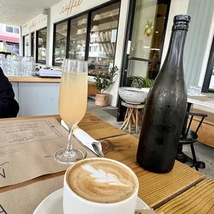 Cappuccino Peach mimosa