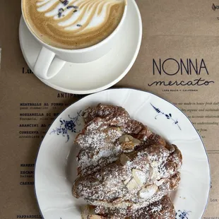 Lavender Latte Almond Croissant