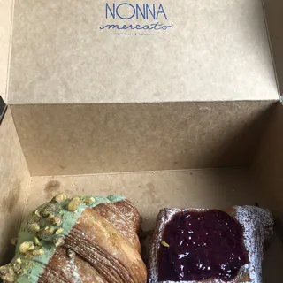 Pistachio, Matcha & White Chocolate Croissant