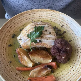 Roasted Sea Bass