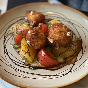 Caprese Salad with fried Mozzarella. Outstanding!