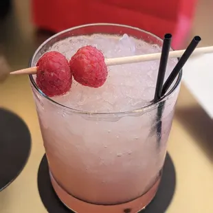 Raspberry Sorbetto - Waterloo Gin, Ginger Liqueur, Lemon Juice, Raspberry Syrup
