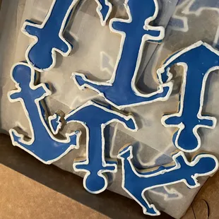 Anchor cookies from Nonna Randazzos Covington. ($100).