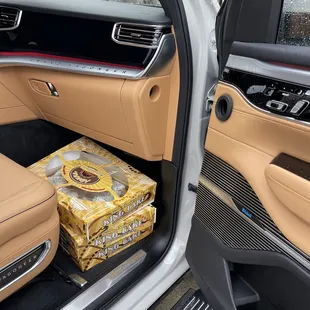 3 king Cakes. Just left this location. I was told there weren't any boxes to purchase but I saw 50 behind the desk.