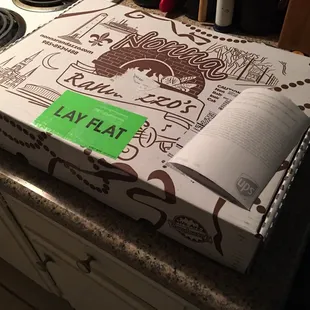 The box that it was shipped in. Yes, there are labels, but you that wasn't the problem