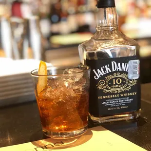 Old fashioned with jack daniels 10yr