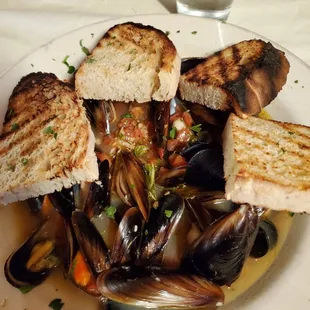 This was my mussels appetizer, which I ate as an entree.  It was amazing!