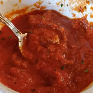 Italian dunker are wonderful the sauce is sweet cream