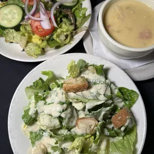 Salads and soup