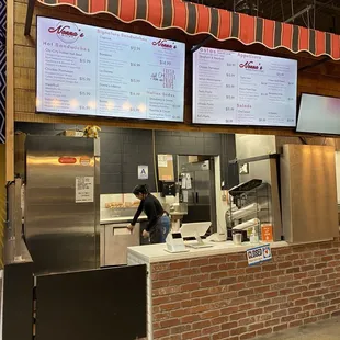 a man working at a restaurant