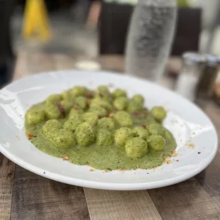 Gnocchi with pesto