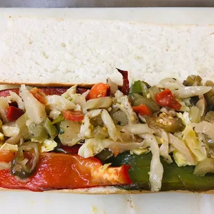 Try the veggie sandwich