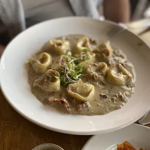 a plate of food on a table