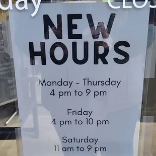 Hours posted on Yelp are correct.