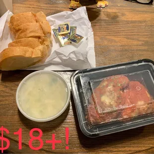 Chicken parm to-go