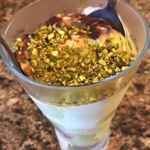 Pistachio gelato
