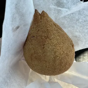 a half eaten sandwich