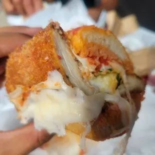 Chicken parmesan sandwich