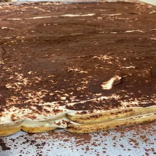 a close up of a dessert