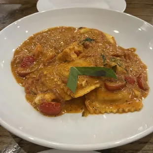Lobster ravioli