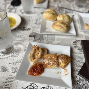Fried ravioli &amp; calamari