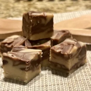 Chocolate &amp; butterscotch fudge