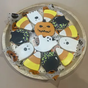 Halloween cookie platter!