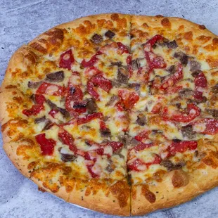 Try our specialty pizza