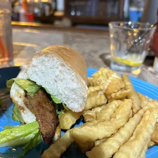 Hot sausage Po boy