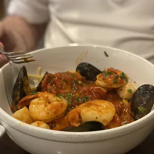 Seafood Arrabiatta