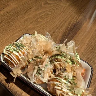 Tofu takoyaki