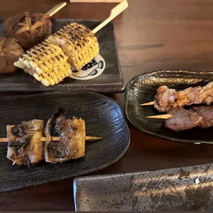 Japanese style skewers/ robatayaki