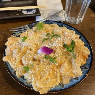 Kimchi Udon Carbonara