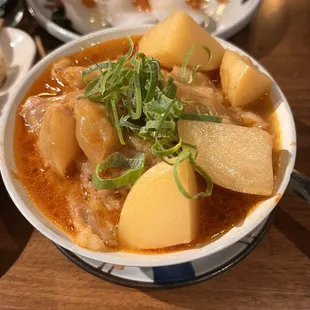 Spicy Miso Braised Beef Tendons